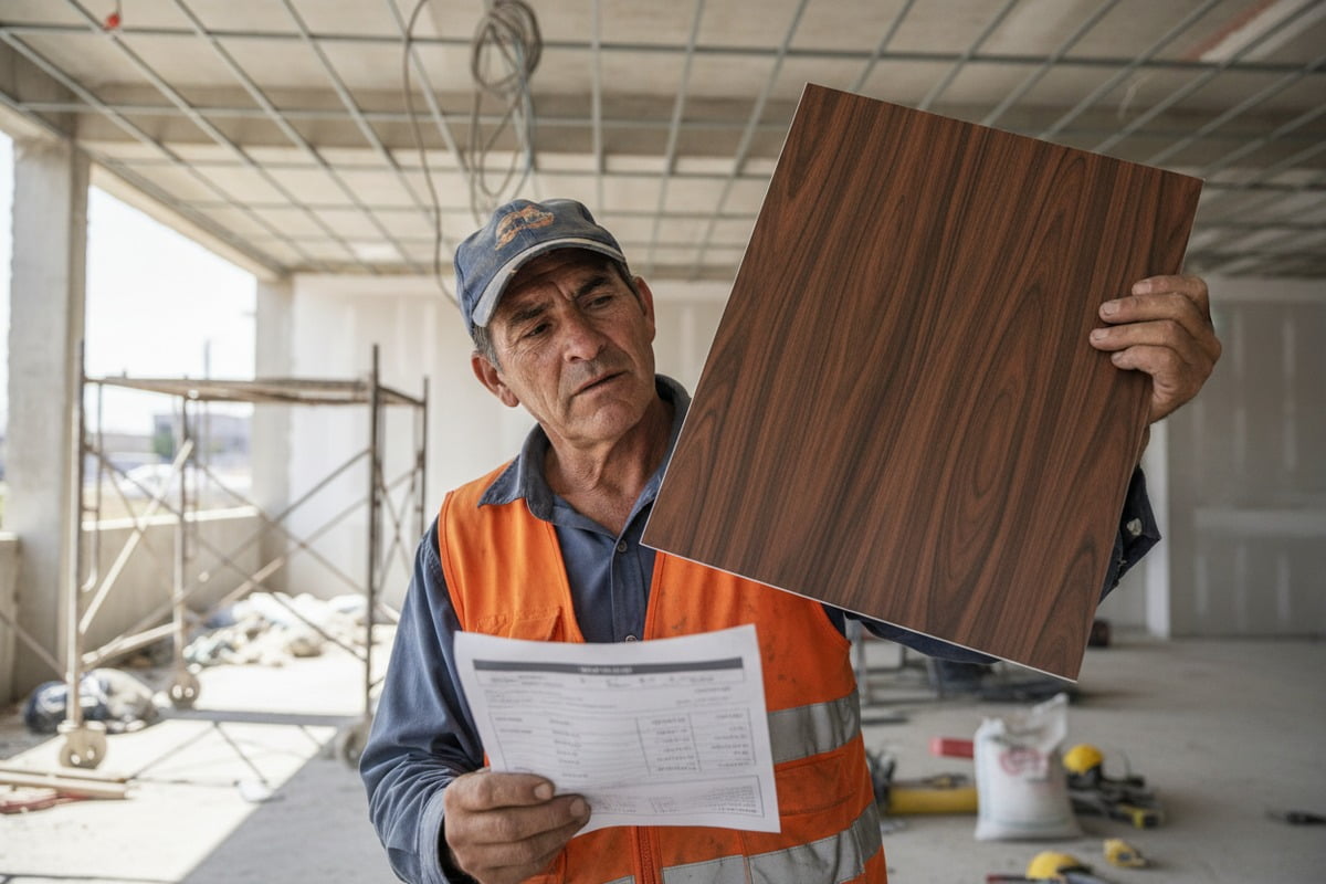 Professional fire retardant testing reports and quality certifications for PVC ceiling panel compliance (ID#5)