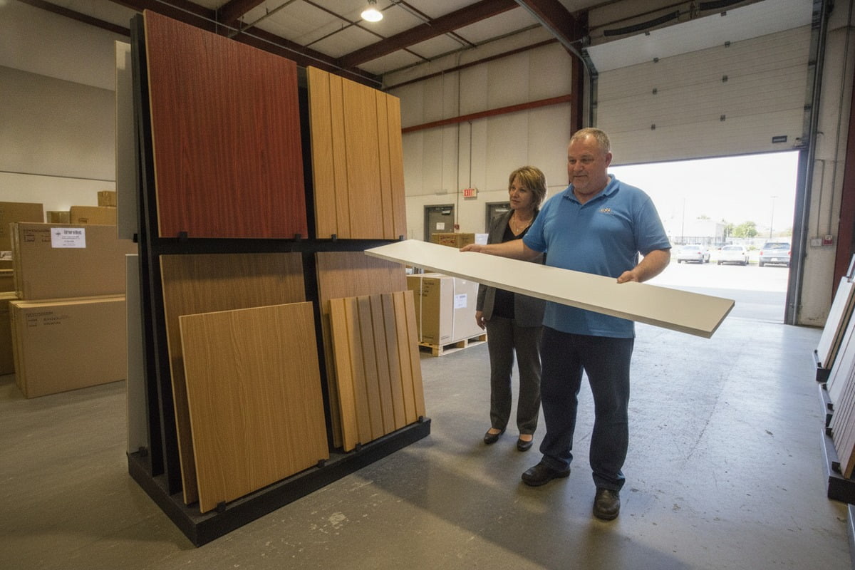 Standardizing PVC ceiling panel lengths to 2.95m and 3.95m for efficient container shipping (ID#4)